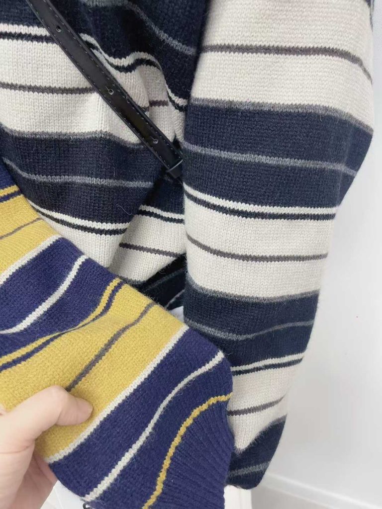 慵懶感條紋針織衫
