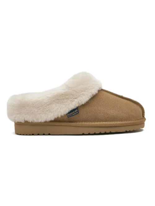 winter fur mules